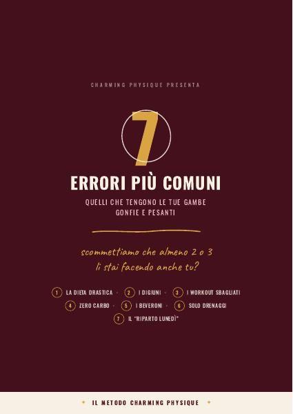 Guida I 7 errori piu comuni
